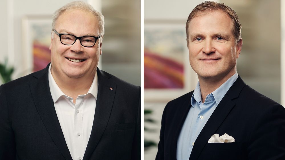 Kronikkforfatterne: Administrerende direktør Bård Folke Fredriksen og advokat Lars Grøndal i NBBL.