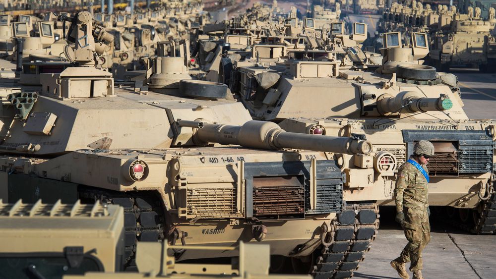 Ukraina vil ifølge Bloomberg News få 31 Abrams M1-stridsvogner fra USA. 