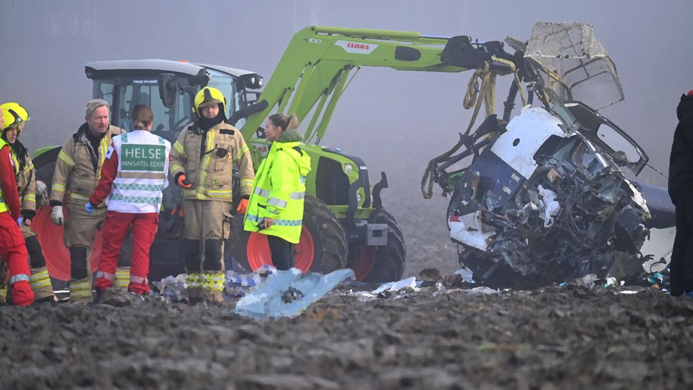 En mann og en kvinne mistet livet i helikopterulykken 1. november i fjor.