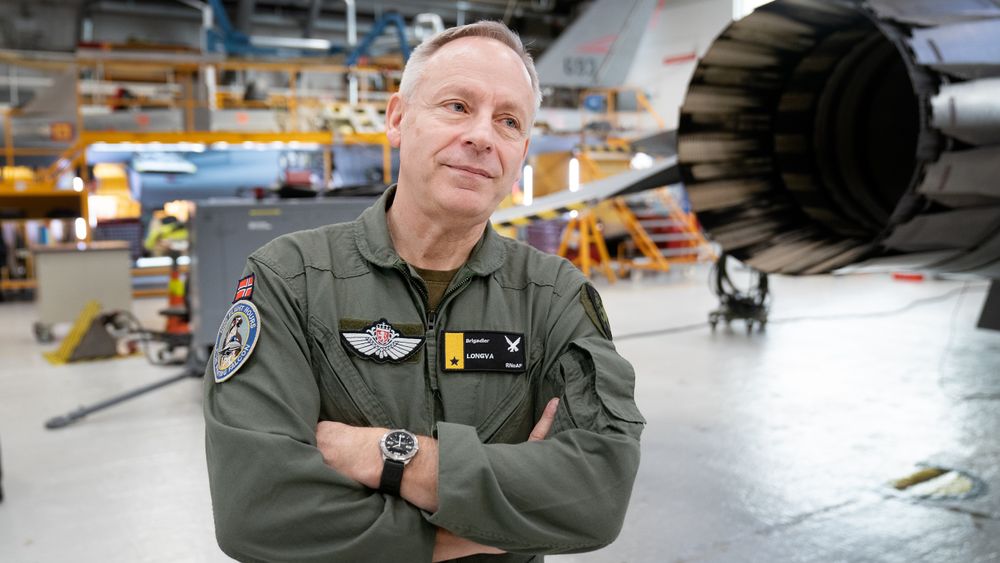 Brigader Aage Longva er sjef for F-16-prosjektet i Forsvarsmateriell.