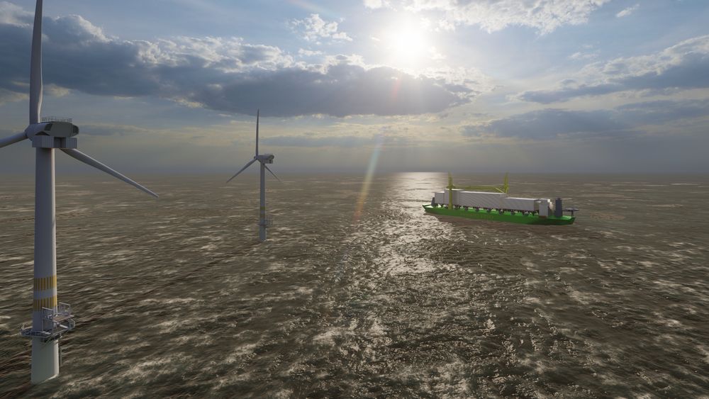 NH3 FPSO-konseptet - en flytende produksjonsenhet for ammoniakk med bruk av vindkraft, er utviklet av SwitcH2 og BW Offshore.