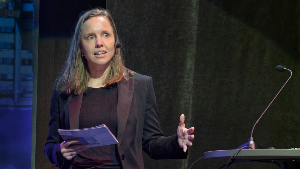 Cathrine Mørch, lanserte Byggboks, et system Statsbygg håper kan hjelpe både dem selv og andre aktører i byggenæringen å lykkes med innovasjon og nyskaping.