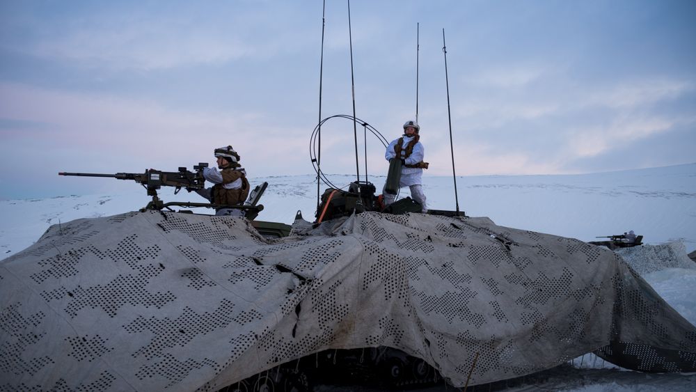 Soldater under øvelsen Joint Viking i Finnmark.