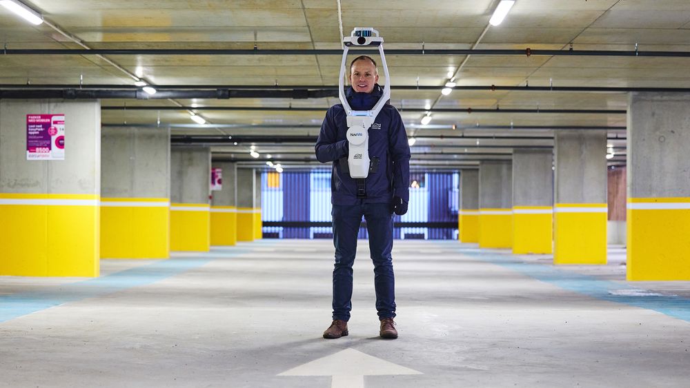 – Med en dynamisk 3D-skanner får du raskt en digital kopi av bygget, forteller sivilingeniør Tommy Benjaminsen i Hinnstein. 