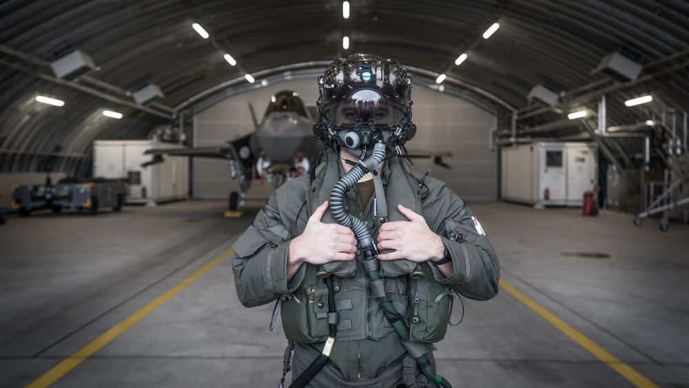 Den norske flygeren «Fusion» forteller om å være i beredskap med F-35 på Evenes.