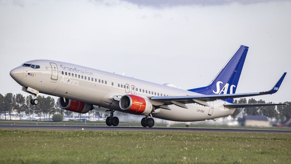Det var dette Boeing 737-800-flyet fra SAS (LN-RRH) som ble utsatt for uventet kraftig turbulens på vei fra Sola til Gardermoen 10. mai 2022.
