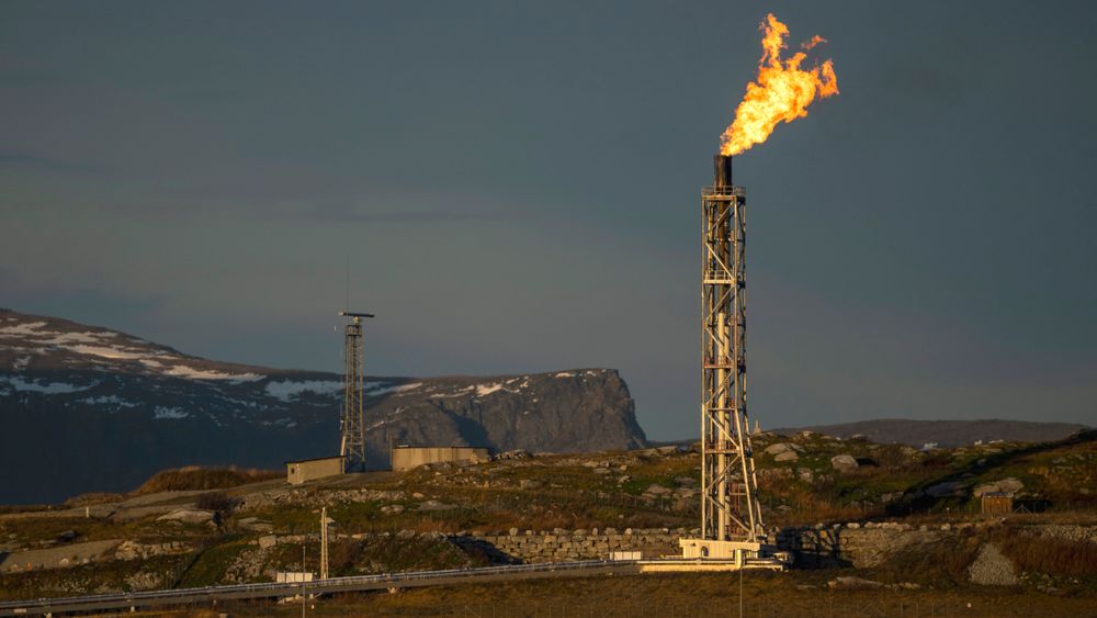 Naturgassanlegget på Melkøya utenfor Hammerfest. 