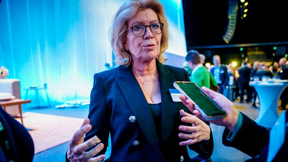 Fornybar-sjef Åslaug Haga mener det kan stilles spørsmål ved Norges teknologiske fortrinn i havvindkappløpet. - Jeg mener jo at man kan diskutere om vi har den ledertrøya nå.