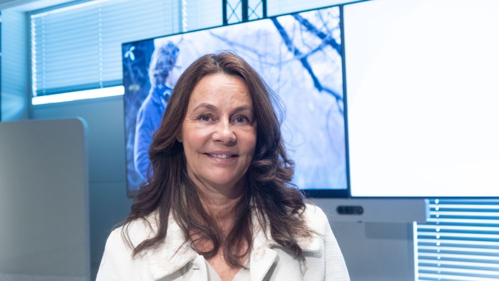 Administrerende direktør Birgitte Engebretsen i Telenor Norge kan ikke si når Telenor blir ferdig med 5G-utbyggingen sin, men er fornøyd med resultatet for andre kvartal.