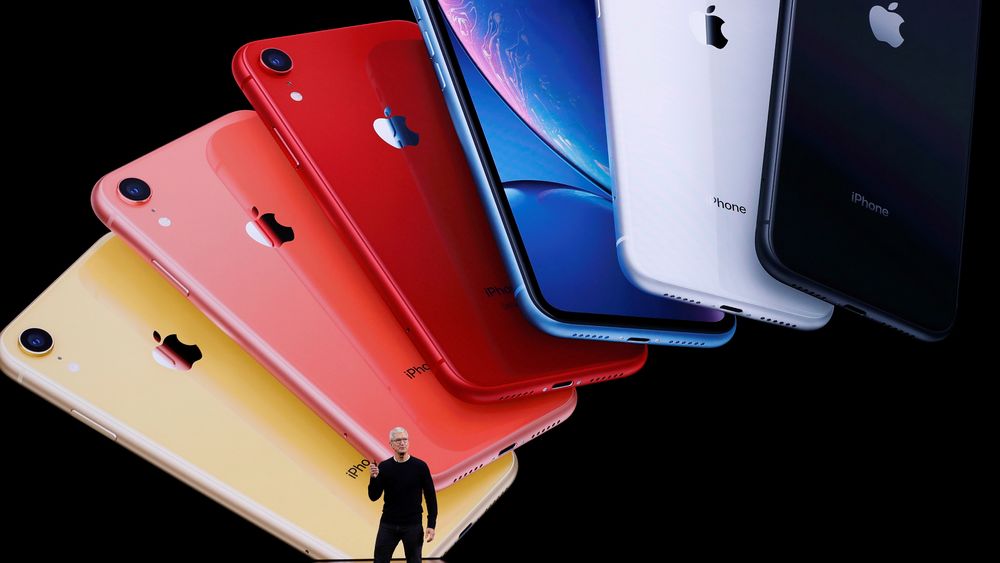 Tim Cook presenterte Iphone 11 i september 2019 – nå er telefonen den mest populære på bruktmarkedet.