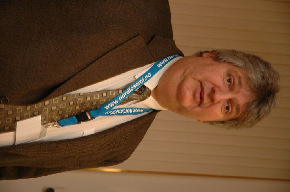 Administrerende direktør Svenn-Tore Larsen i Nordic Semiconductor