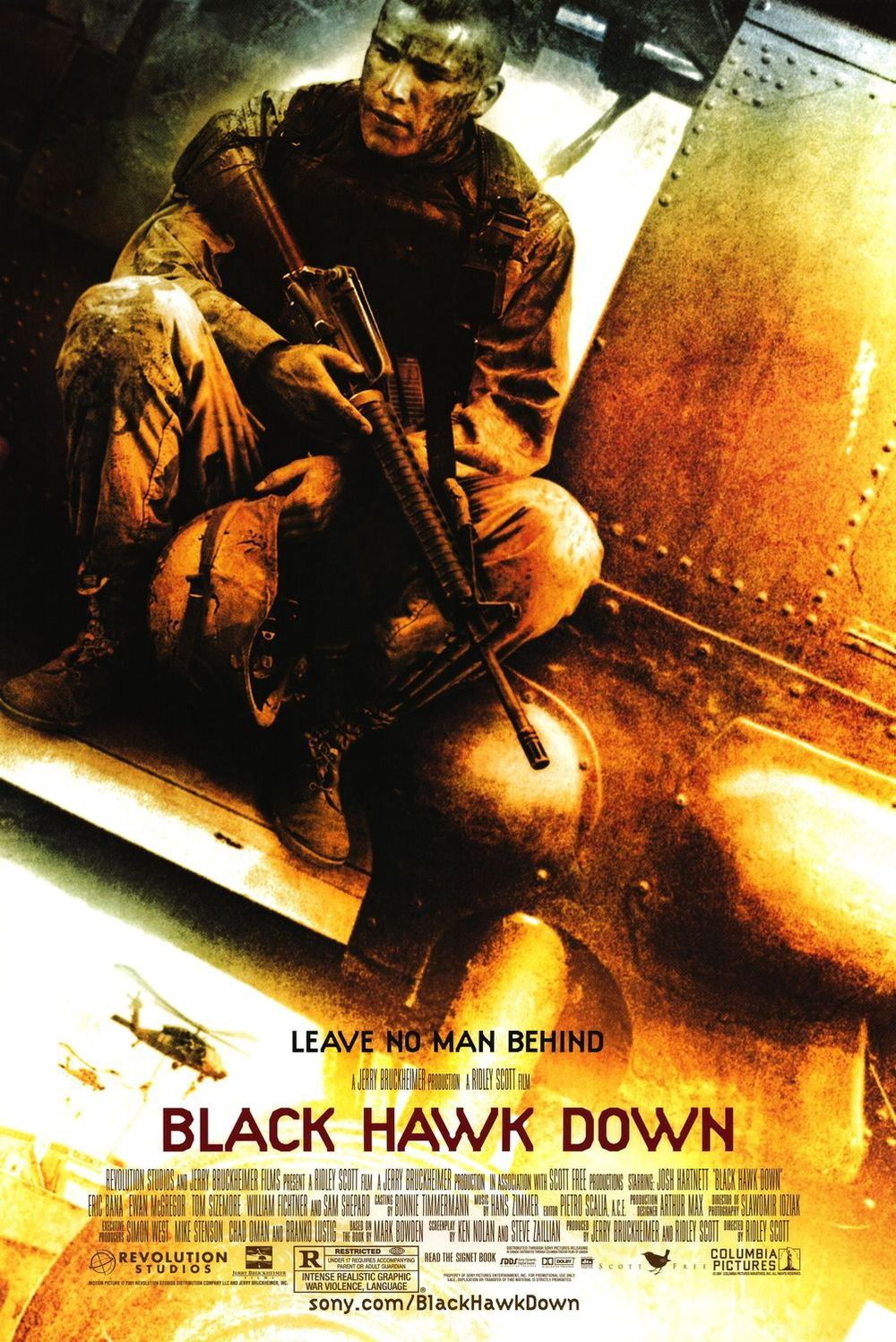FILMBRANSJEN TAPER: Ridley Scotts krigsfilm Black Hawk Down (2001) har ligget gratis på Youtube siden mai i år. 
