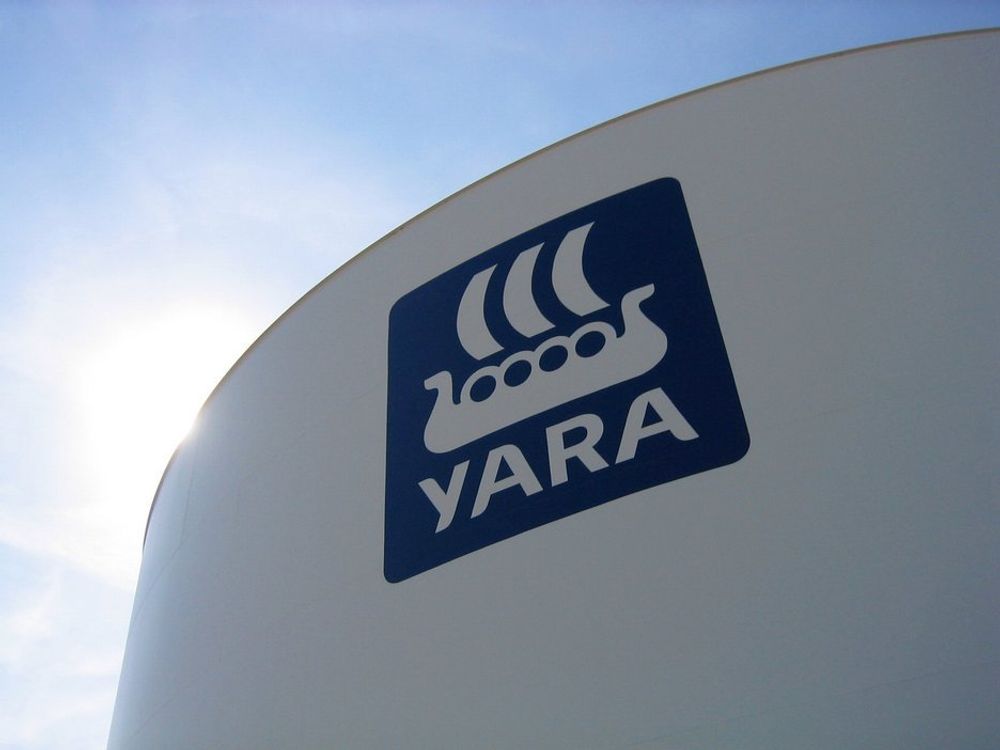 TAR FINANSPAUSE: Yara stanser produksjonen av urea og ammoniakk ved fabrikken i Italia.
