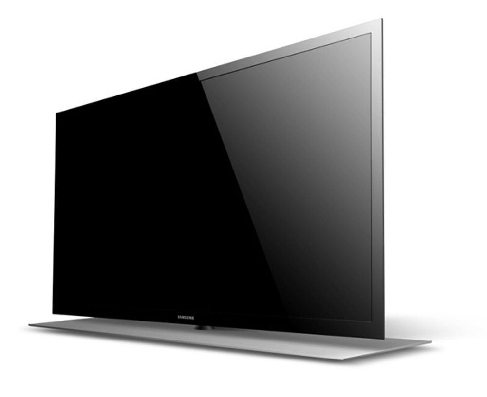 JVC er ikke alene om å lansere TV-nyheter på CES. Samsungs nye TV-serie måler bare 6,5 millimeter.