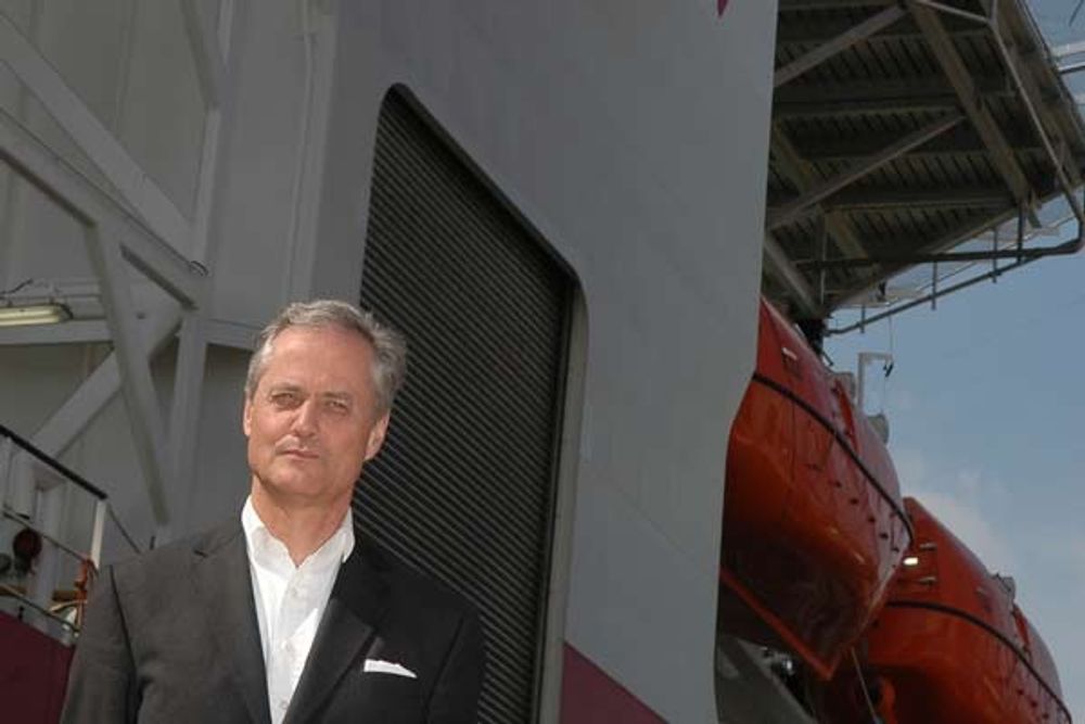 SER UT OG NED: Kristian Siem har kontroll med Subsea Seven. Et av verdens fremste selskaper i innen undervannsinstallasjoner..