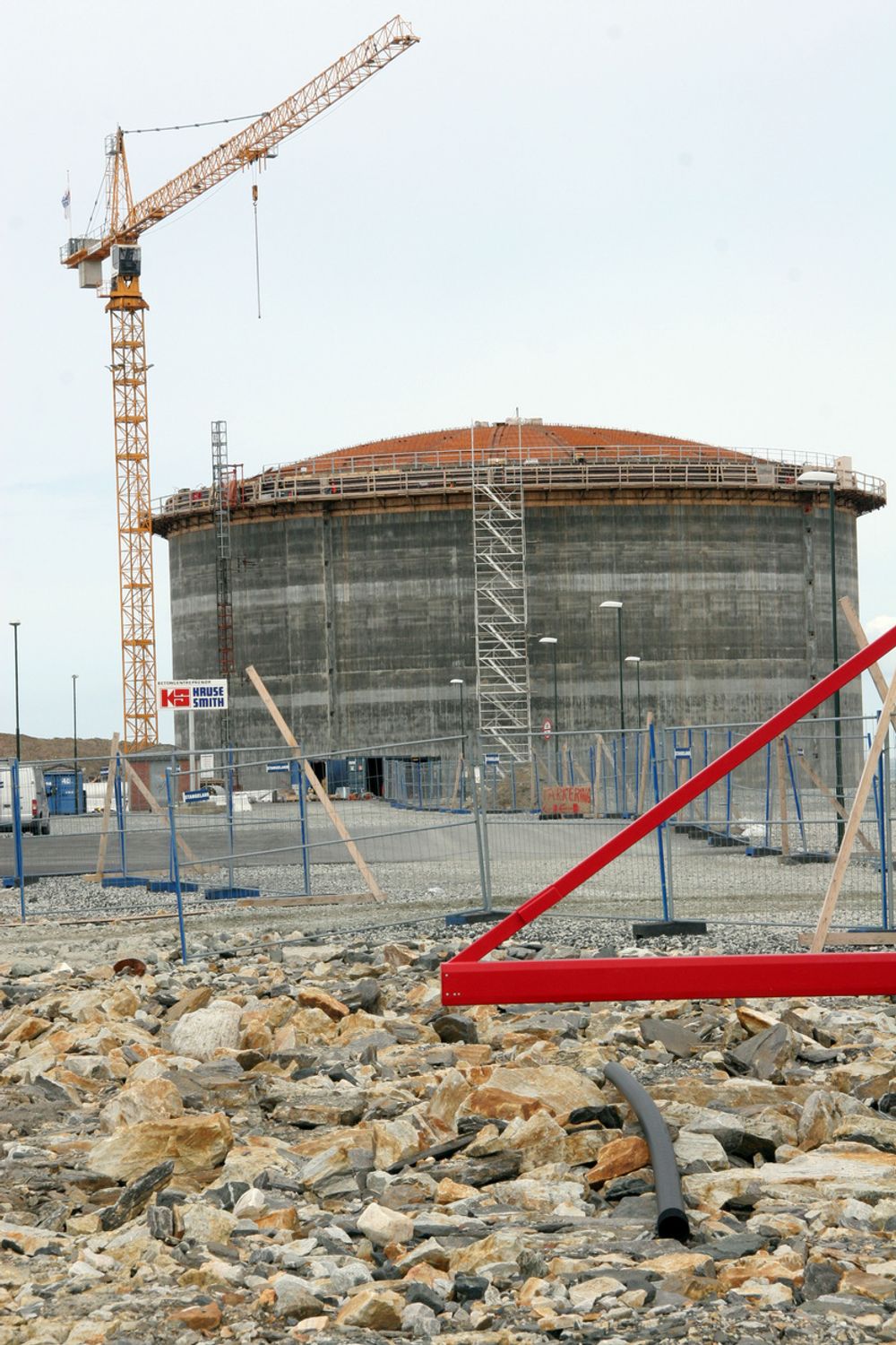 NY KONKURRENT: Skangass AS bygger nå et LNG produksjonsanlegg i Risavik ved Stavanger for årlig produksjon av ca 300.000 tonn LNG.