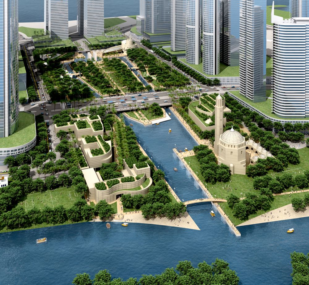 VEKST: Den omfattende nybyggingen har gitt behov for å fornye hele systemet med gateadresser i Abu Dhabi.