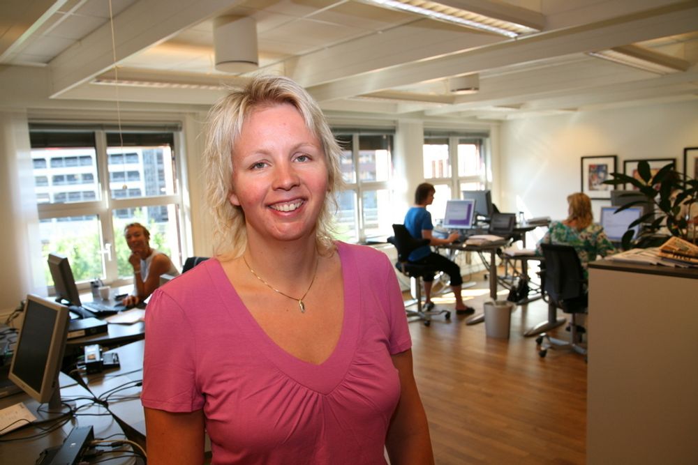 En av få: Kristin Lian er en av Norges få kvinnelige elkraftingeniører.