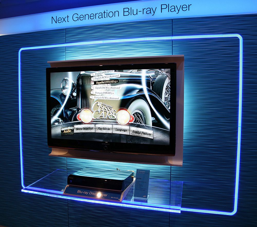 Samsung lar det ikke være noen tvil om at selskapet satser på blu-ray.