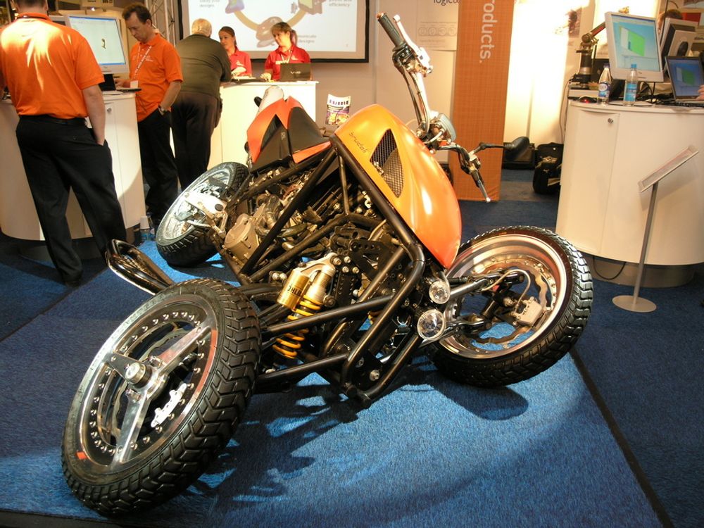 Geir Brudeli har utviklet en trehjulet sykkel ved hjelp av DAK, en metode som har spart ham for en til to prototyper i utviklingsprosessen.