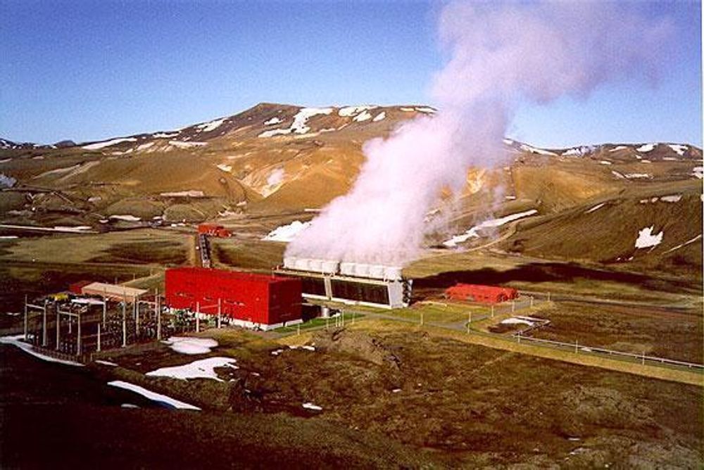 UNDERVARME: Island har nærkontakt med det nærneste vi kommer en utømmelig kraftkilde. Kröfluvirkjun - geotermisk kraftverk.