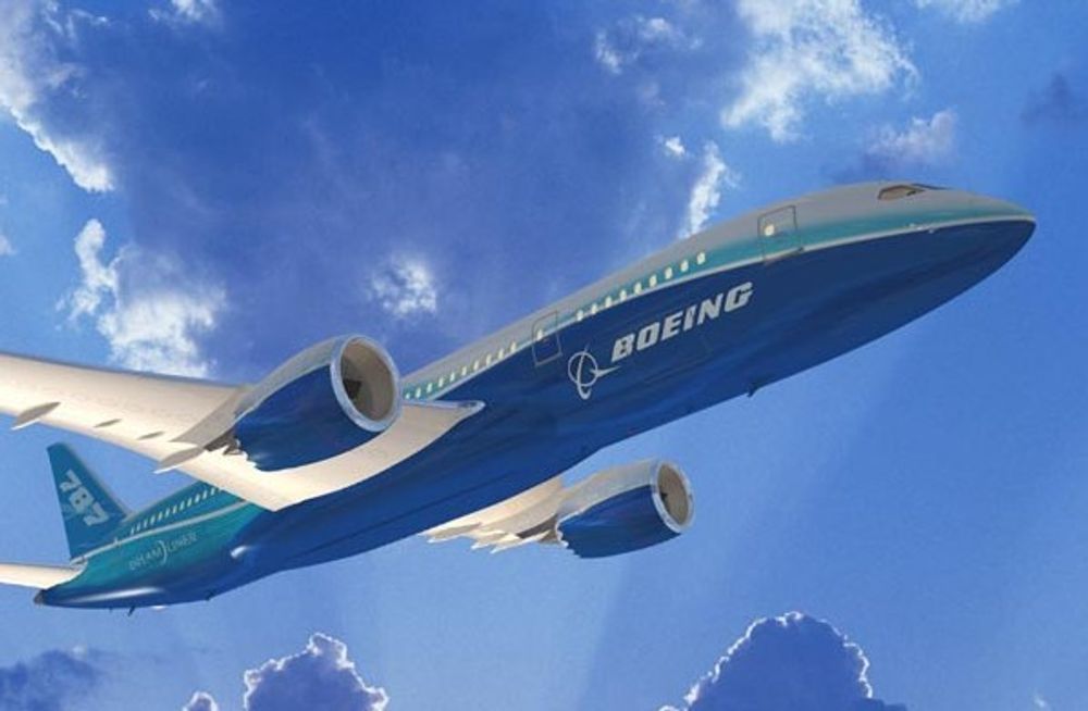 Boeing 787 - en ny flytype som er mer miljøvennlig.