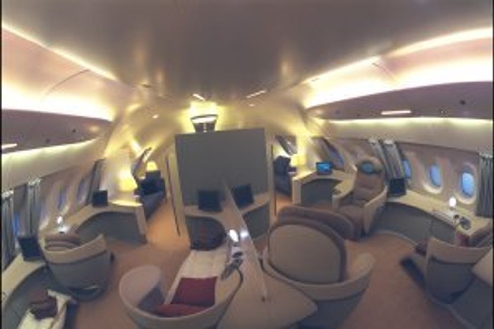 Airbus A380 har et anstrøk av luksus. Foto: Airbus