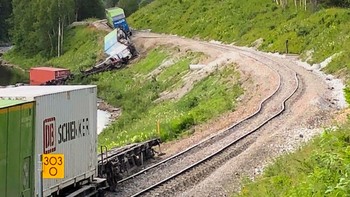 Tog Med Acetylen Sporet Av: Nordlandsbanen åpner Tidligst Mandag Kveld ...