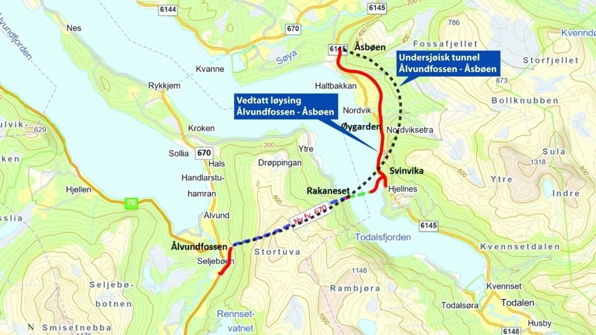 Sweco: Det Er Mulig å Bygge En 10 Km Tunnel Under Todalsfjorden | Tu.no