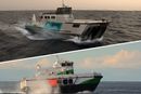 Nederst Umoe Firmus, en båt som bruker Wavecraft-konseptet til Umoe. Over er Ternen-designet til Esna.