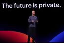 Mark Zuckerberg ville ha innsikt i konkurrentenes data. Her er han på scenen under F8-konferansen i 2019, samme år som spionløsningen ble lagt ned.