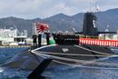 Overleveringen av den japanske ubåten «Ōryū» i Sōryū-klassen på Mitsubishi Heavy Industries-verftet 5. mars.