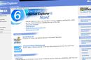 Microsofts webside for Internet Explorer 6, slik den så ut i november 2001.