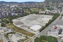Her på Økern i Oslo vil det utover høsten vokse frem en bruktbutikk for byggevarer klare for ombruk. Prosjektet er midlertidig og skal løpe frem til 2025.