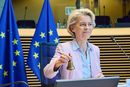 EU-kommisjonens president Ursula von der Leyen under møtet der hun la frem nye forslag til energitiltak.