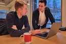 Christian Clemet Von Tetzschner og Vincent Aardalsbakke har funnet seg til rette på Startuplab i Oslo. Målet er å bli den foretrukne plattformen for IT-anskaffelser.