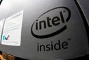 FILE- This Jan. 1, 2018, file photo shows an Intel logo on the box containing an HP desktop computer on sale at a Costco in Pittsburgh. Intel has named its interim CEO Robert Swan as permanent chief. Swan, was serving as IntelÄôs interim CEO for seven months and was chief financial officer before that since 2016. (AP Photo/Gene J. Puskar, File)