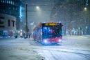 Busskaos i Oslo i vinter.Foto: Rodrigo Freitas / NTB