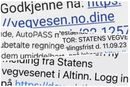 Eksempler på svindel-SMSer som gir seg ut for å være sendt av Statens vegvesen.
