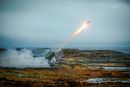 Skarpskyting med Nasams på Nordmela rakettskytefelt i fjor. I dag kan ikke dette systemet bekjempe ballistiske missiler.