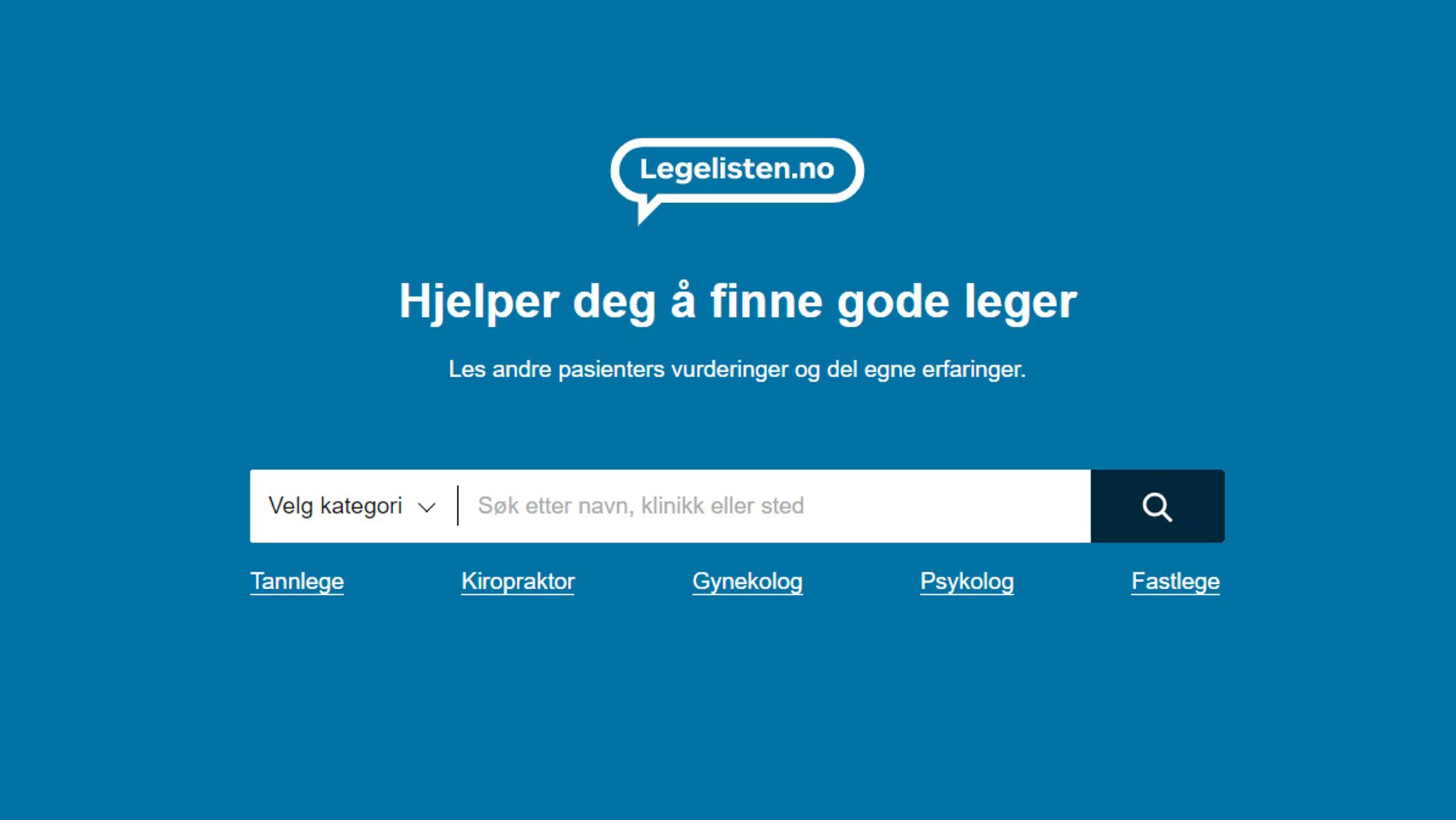 Legelisten.no: Legene Får Ikke Reservere Seg Mot Anonyme Vurderinger På ...