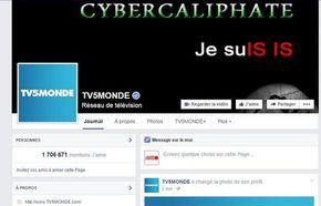 I tillegg til angrepet mot TV5Mondes interne systemer ble også selskapets sosiale medier-kontoer kapret og vandalisert. <i>Bilde: Skjermdump via 20minutes.fr</i>