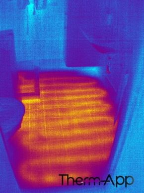 Stort bruksområdeHer er varmekabelen: Skal det bores i et gulv med varmekabel kan et termokamera betale seg i løpet av sekunder