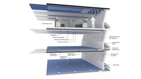 Ved å plassere en del av byggets kjølesystem på utsiden i stede for innsiden får bygget en hel etasjer mer ennt idligere.
