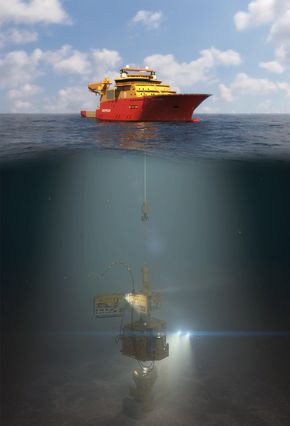 Konseptet til Optime Subsea Services er å bruke mindre og rimeligere fartøy til subseainstallasjoner. <i>Foto: Optime Subsea Services</i>