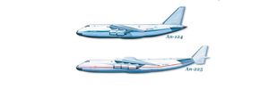 An-124 og An-225. <i>Foto: Antonov</i>