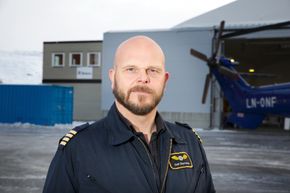 Geir Stormoen er sar-kaptein i Bristow. Foto: Eirik Helland Urke