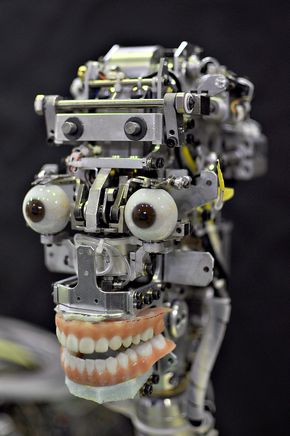 RobotsamfunnetUten maske: Geminoid F er en robotkopi av en japansk kvinne i 20-årsalderen. Slik ser hun ut uten ansiktsmaske.