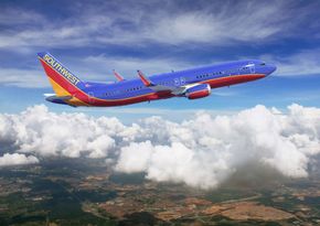 Slik blir Boeing 737 Max 8 i Southwest Airlines farger. <i>Foto: Boeing Graphics</i>