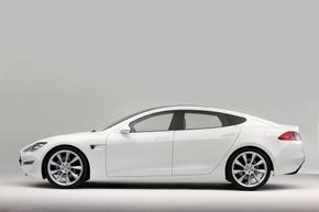 Tesla Model S fra lanseringen i 2009. <i>Bilde:  Tesla Motors</i>